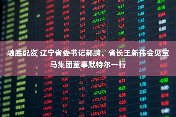 融胜配资 辽宁省委书记郝鹏、省长王新伟会见宝马集团董事默特尔一行