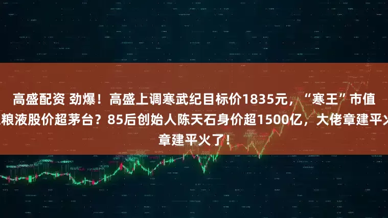 高盛配资 劲爆！高盛上调寒武纪目标价1835元，“寒王”市值超五粮液股价超茅台？85后创始人陈天石身价超1500亿，大佬章建平火了！