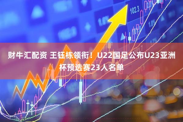 财牛汇配资 王钰栋领衔！U22国足公布U23亚洲杯预选赛23人名单